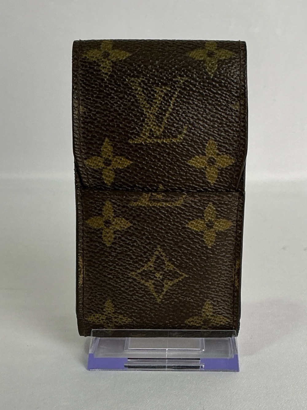 Louis Vuitton Brown Monogram Cigarette Tobacco Case Accessory Lip Stick Holder - Picture 15 of 16